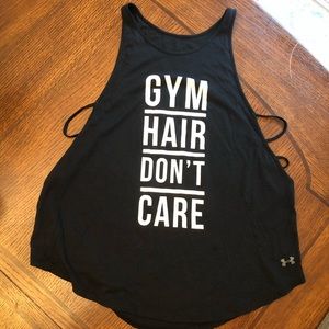 Under Armour size small gym hair don’t care tank